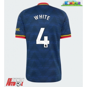 Arsenal Ben White #4 Segunda Equipación 2026-27 Manga Corta